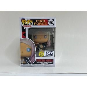 Funko Pop 1095 Fire Force Princess Hibana Funimation 2022 Exclusive Glow